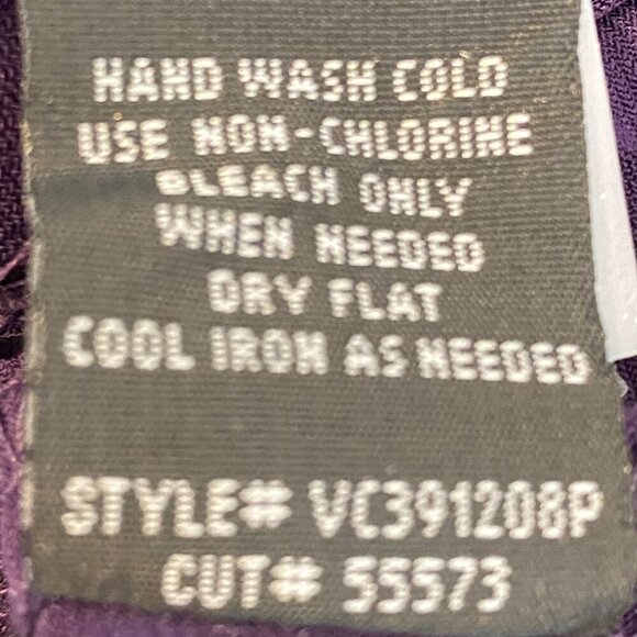 Connected Apparel Lace Sequin Formal Cocktail Dress 14P Purple #349B - Picture 9 of 9